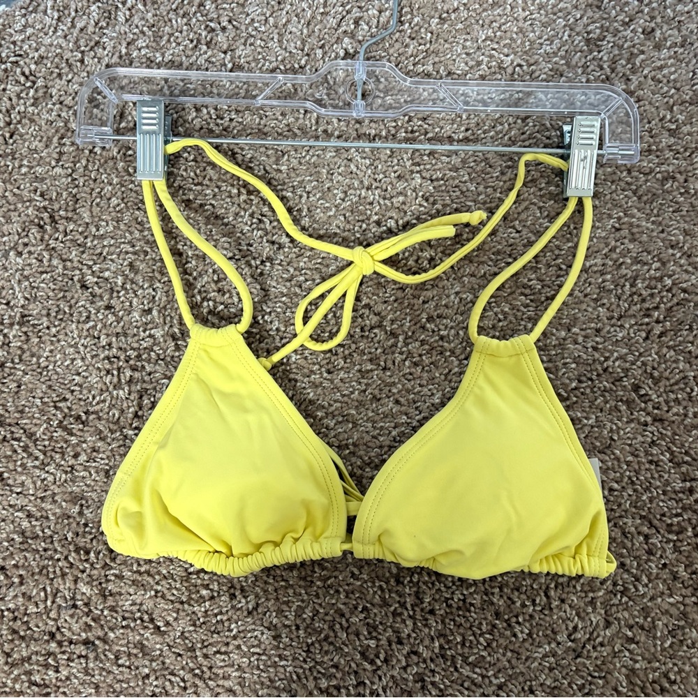 Yellow Triangle Bikini Set